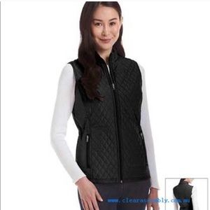 Black Quilted Vest